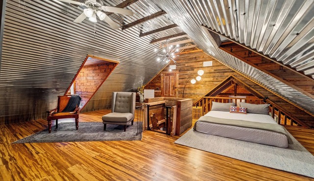 Unique Farmhouse + Tiny House Country Escape