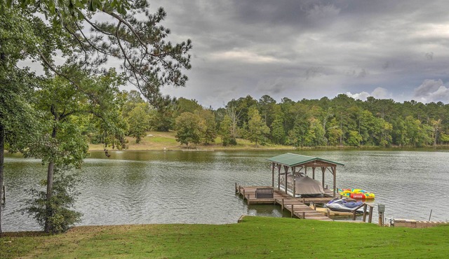 Waterfront Greenwood Getaway w/Deck & Grill!