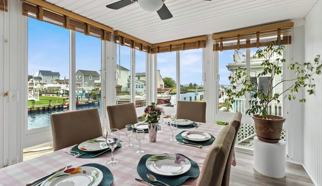 Waterfront Home with OC Skyline Views