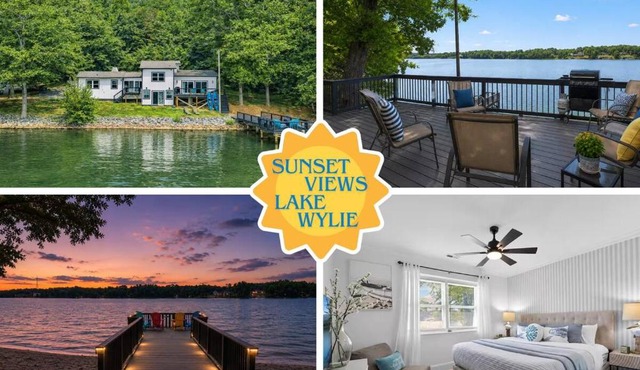 Waterfront | Sunset + Dock Views | Lake Wylie