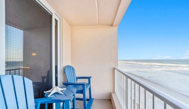 ☀️Wow Oceanfront Views 2BR-2BA Condo Ponce Inlet King Suite, Pool Stunning Views☀️
