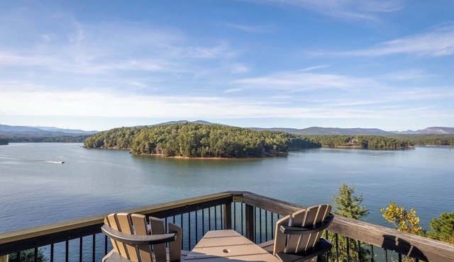 Year-Round Lake & Mountain Views + Private Dock