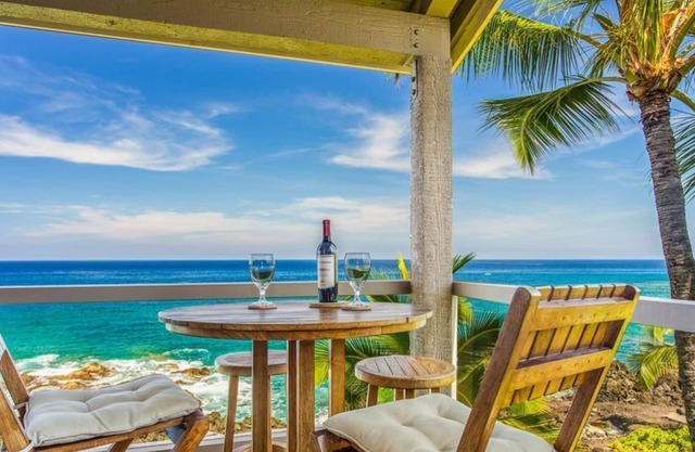 Aloha Condos, Keauhou Kona Surf and Racquet Club, Condo 1-301, Oceanfront, AC