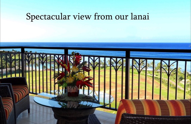 Panoramic Ocean view 15th Fl Private Penthouse Beach Villas Ko Olina - End unit