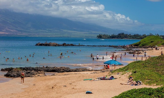Kihei Condo | Faces Kamaole Beach Park 3, Ground Floor, Large Lanai, ocean view