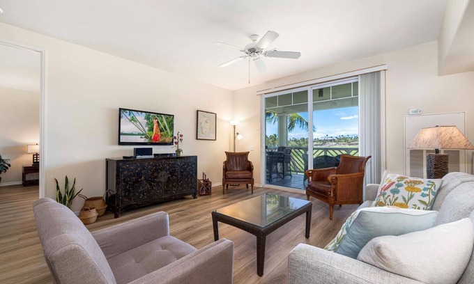 Waikoloa Condo | Fairway Villas Waikoloa A21 Includes Waikoloa Gold King Golf Club Membership