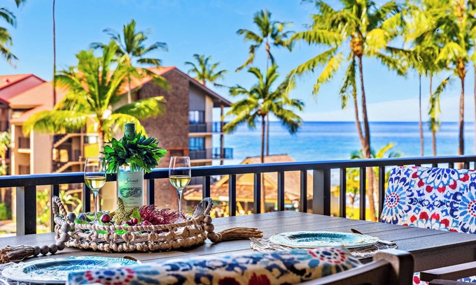 Honokowai Condo | Grand 3bd ocean view condo at pristine resort