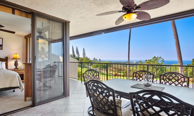 Keauhou Condo | 🏖️Great Ocean and Golf Course Views | No Stairs