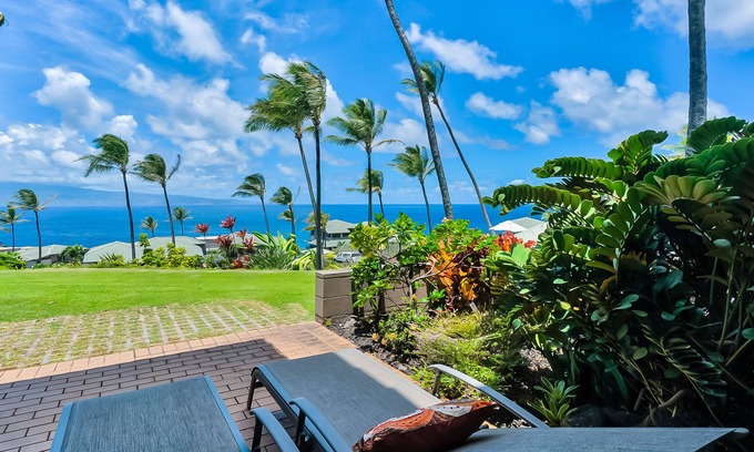 Napili Condo | Ground-Floor, Ocean-View Haven with Lanai, Tennis, Resort Pool, and Beach Access