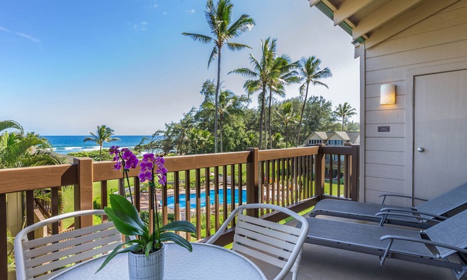 Lihue Condo | Kaha Lani Resort #311, Great Ocean and Sunrise Views, Steps to Sandy Beach