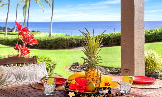 Kahaluu Bay Condo | KKSR3101 DIRECT OCEANFRONT GROUND FLOOR CORNER ADVOCATES PLANET-FRIENDLINESS