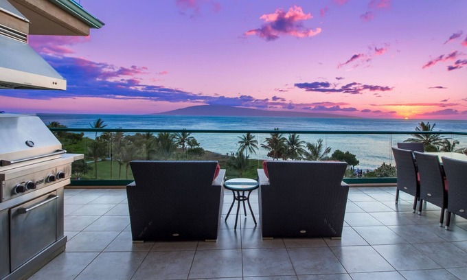 Honokowai Condo | Maui Resort Rentals: Honua Kai Konea 550 – 5th Floor Ocean Front Crown Jewel 3BR w/B.B.Q on Balcony