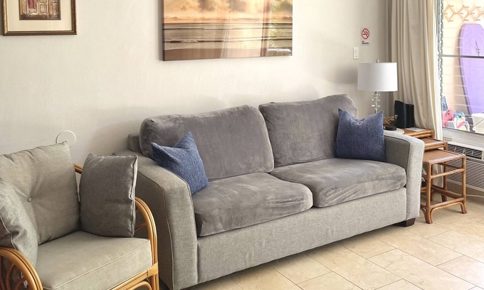 Kihei Condo | Newly updated, fully equipped unit. King size bed, new kitchen, steps to beach.