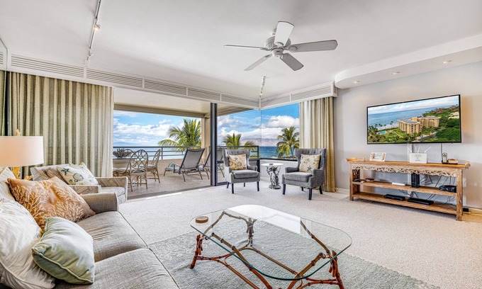 Wailea Condo | Unbeatable Ocean Vistas - Polo Beach Club 606 - Beachfront Living!