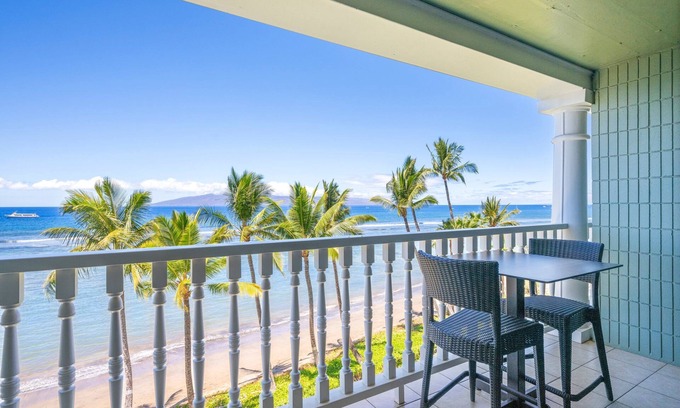 Historic Lahaina Front Street Apartment | Unwind in Paradise: Lahaina Shores 527 with Expansive Makai Views