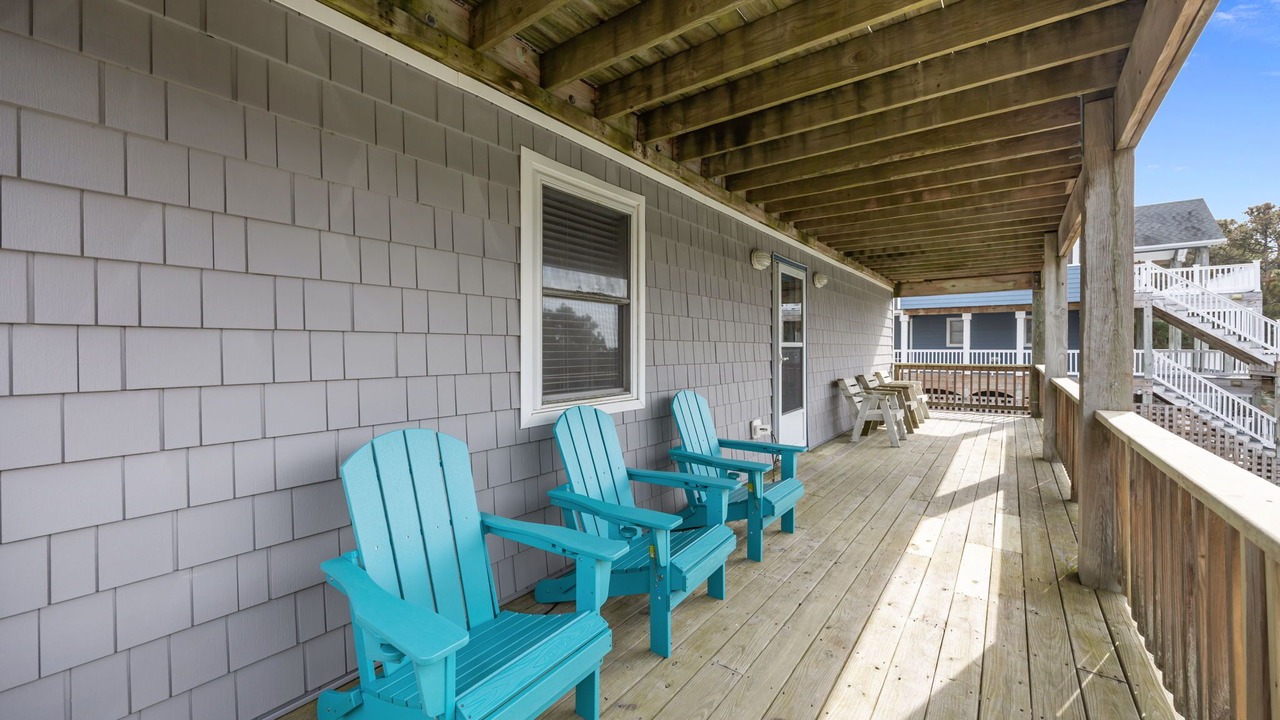 Photo of Patio Balcony in Wind Over Waves