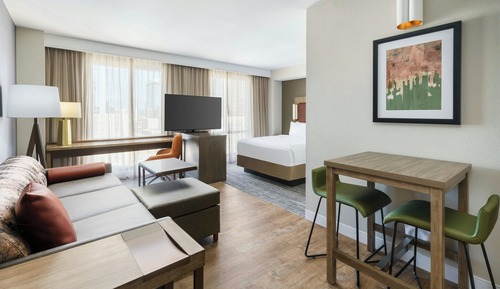 Studio, 1 Queen Bed with Sofa bed