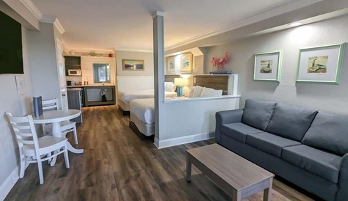 Island Palm Room, 2 Double Beds, Non-Smoking