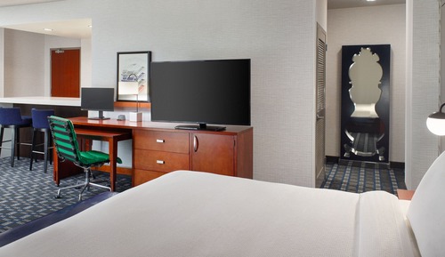 Studio Suite, 1 King Bed with Sofa bed (Mobility/Hearing Access, Roll-in Shwr)