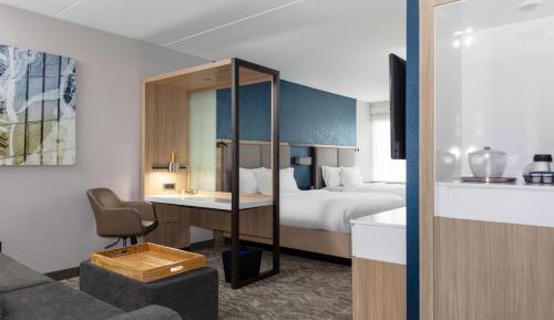 Queen Suite with Two Queen Beds and Trundle Sofa