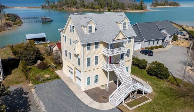 Waterfront Retreat with Pool Dock and Two Homes in Topping Virginia